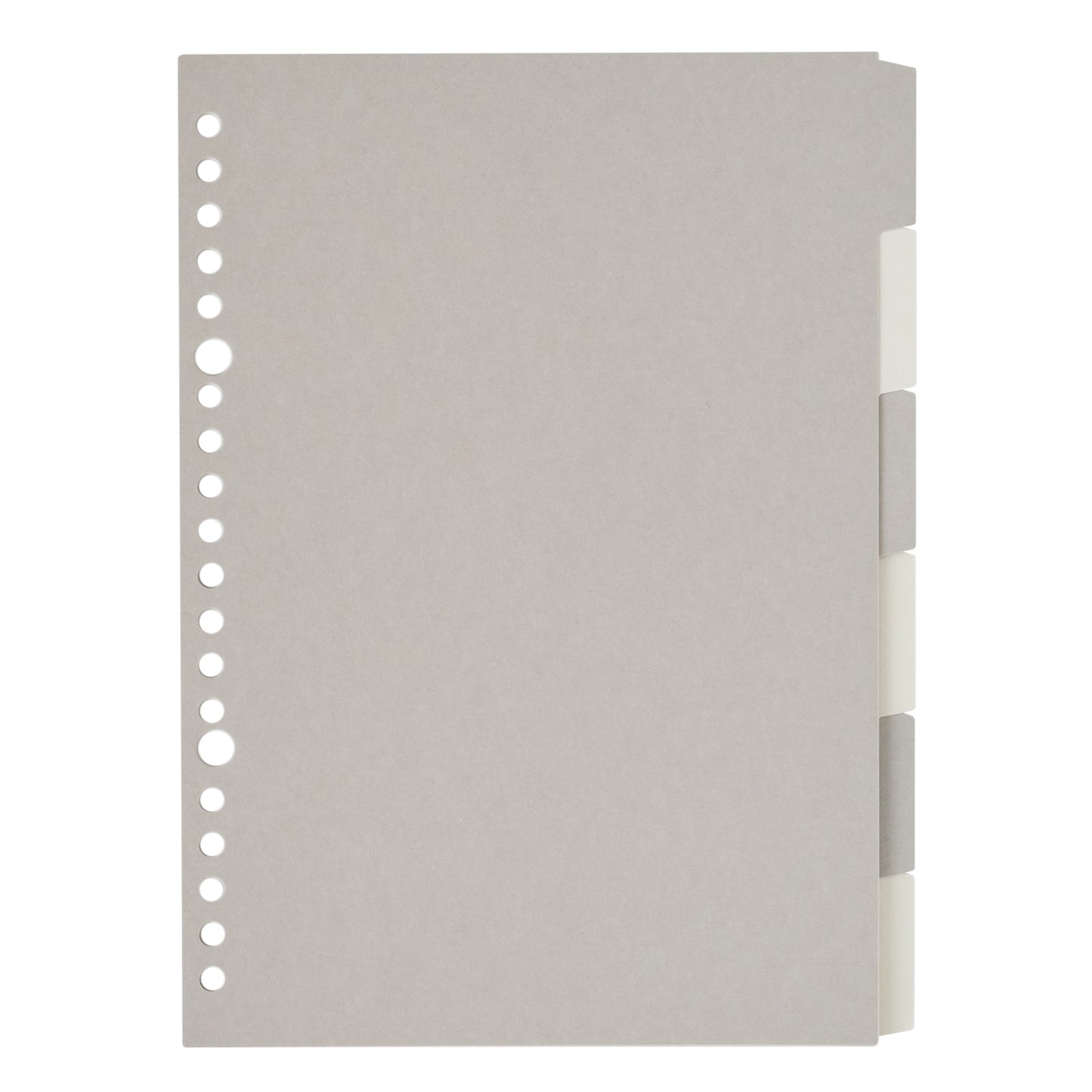 NOLTY Notebook kukuru A5 6-Tab Index Sheet – Grey