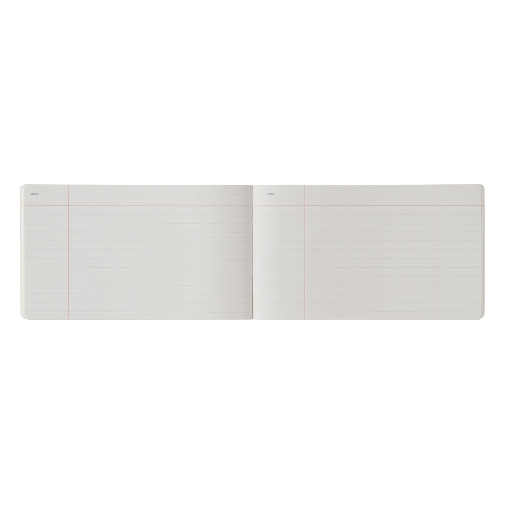 NOLTY Notebook Landscape Slim Plus Ruled Cross