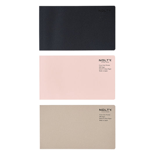 NOLTY Notebook Landscape Slim Plus Ruled Cross