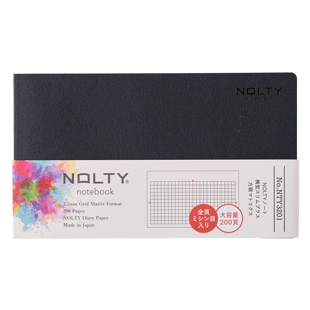 NOLTY Notebook Landscape Slim Plus Grid Matrix