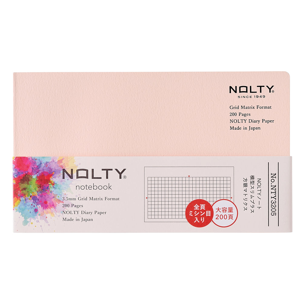 NOLTY Notebook Landscape Slim Plus Grid Matrix