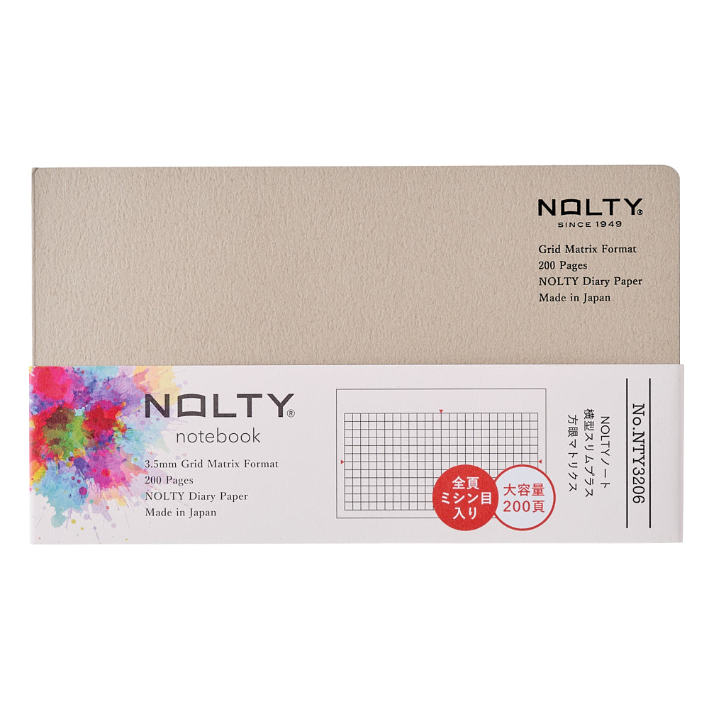 NOLTY Notebook Landscape Slim Plus Grid Matrix