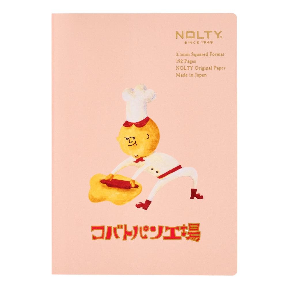 NOLTY Notebook A6 Cream Paper Grid 192P – COBATO-PAN Collaboration