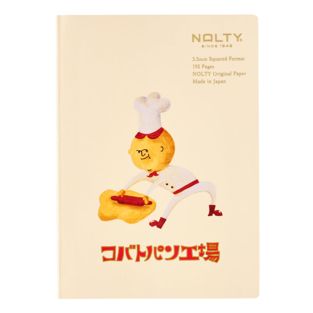 NOLTY Notebook A6 Cream Paper Grid 192P – COBATO-PAN Collaboration