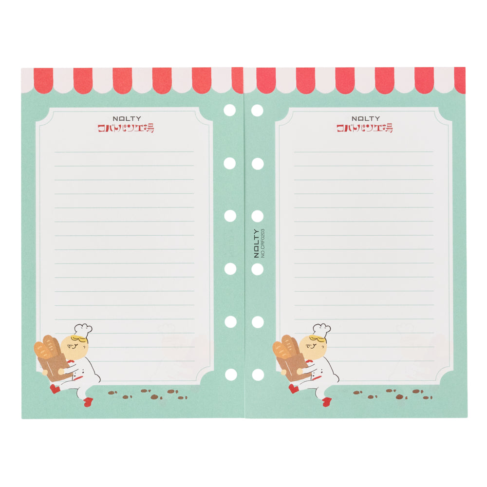 NOLTY Mini 6 System Planner Refill 30 Sheets – COBATO-PAN Collaboration
