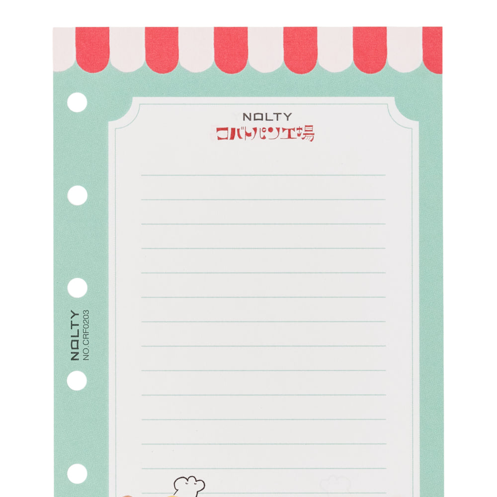 NOLTY Mini 6 System Planner Refill 30 Sheets – COBATO-PAN Collaboration