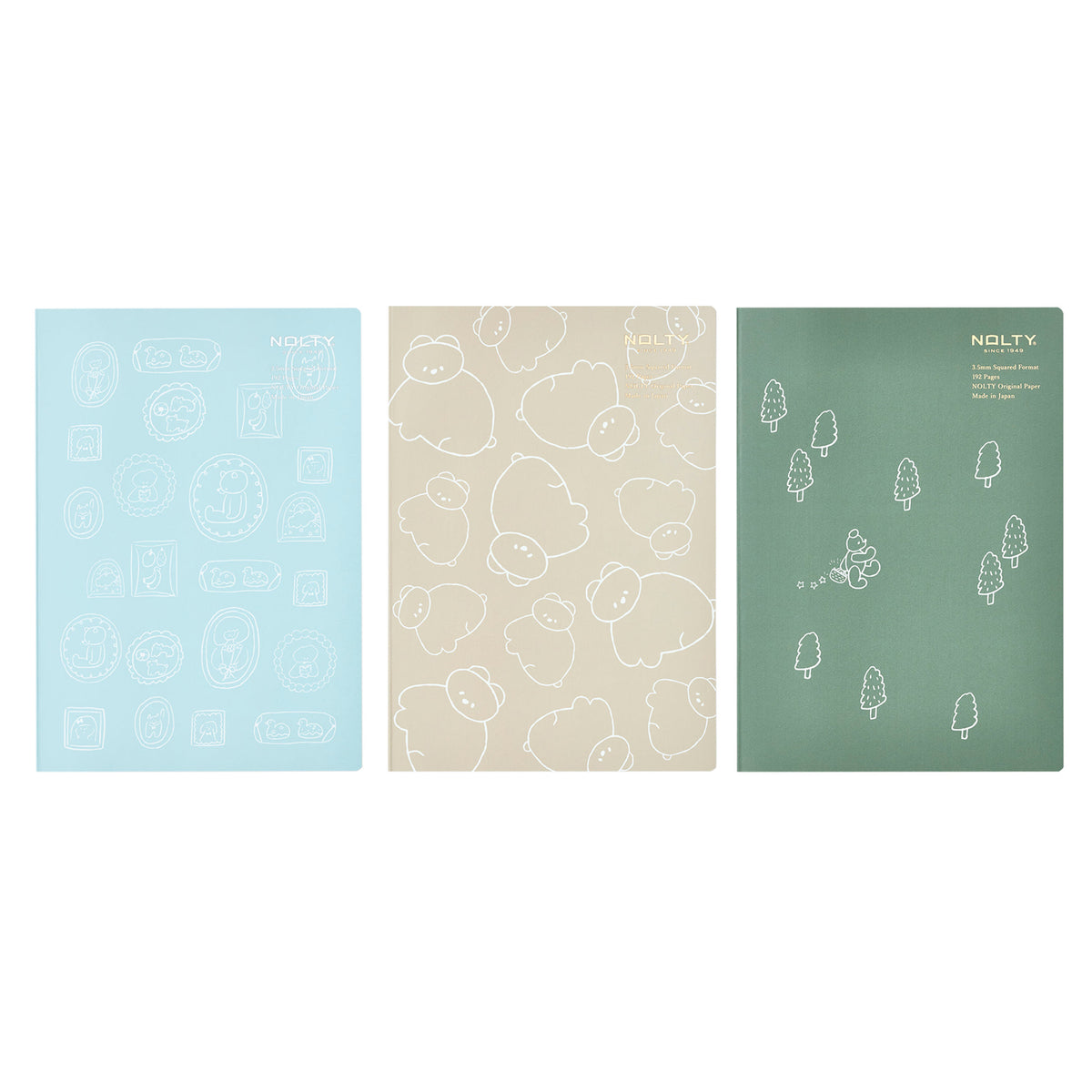NOLTY Notebook A5 Cream Paper Grid 192P – Nico-Recipe Collaboration