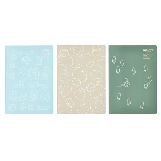 NOLTY Notebook A5 Cream Paper Grid 192P – Nico-Recipe Collaboration