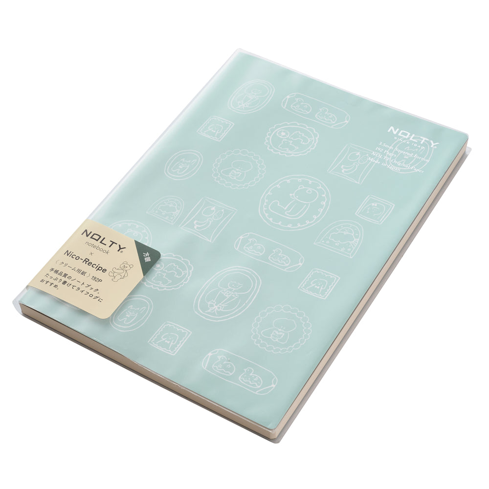NOLTY Notebook A5 Cream Paper Grid 192P – Nico-Recipe Collaboration