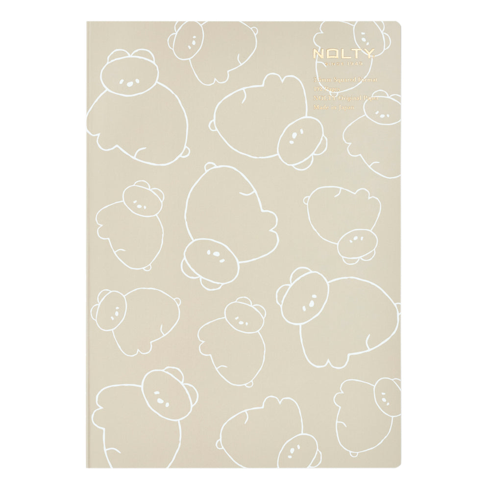 NOLTY Notebook A5 Cream Paper Grid 192P – Nico-Recipe Collaboration