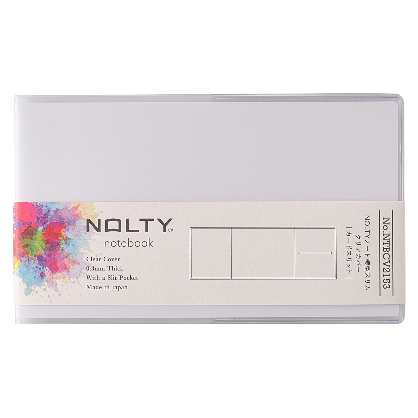 NOLTY Notebook Horizontal Slim Clear Cover