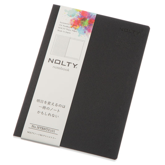 NOLTY Notebook B6 Asymmetry – Black