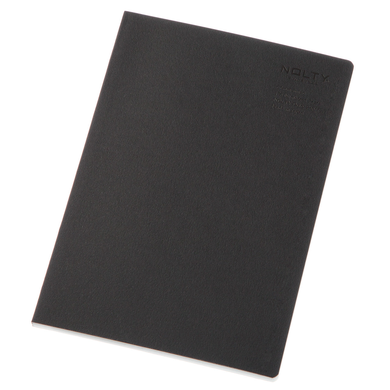 NOLTY Notebook B6 Ruled 6.0 mm 176P – Black