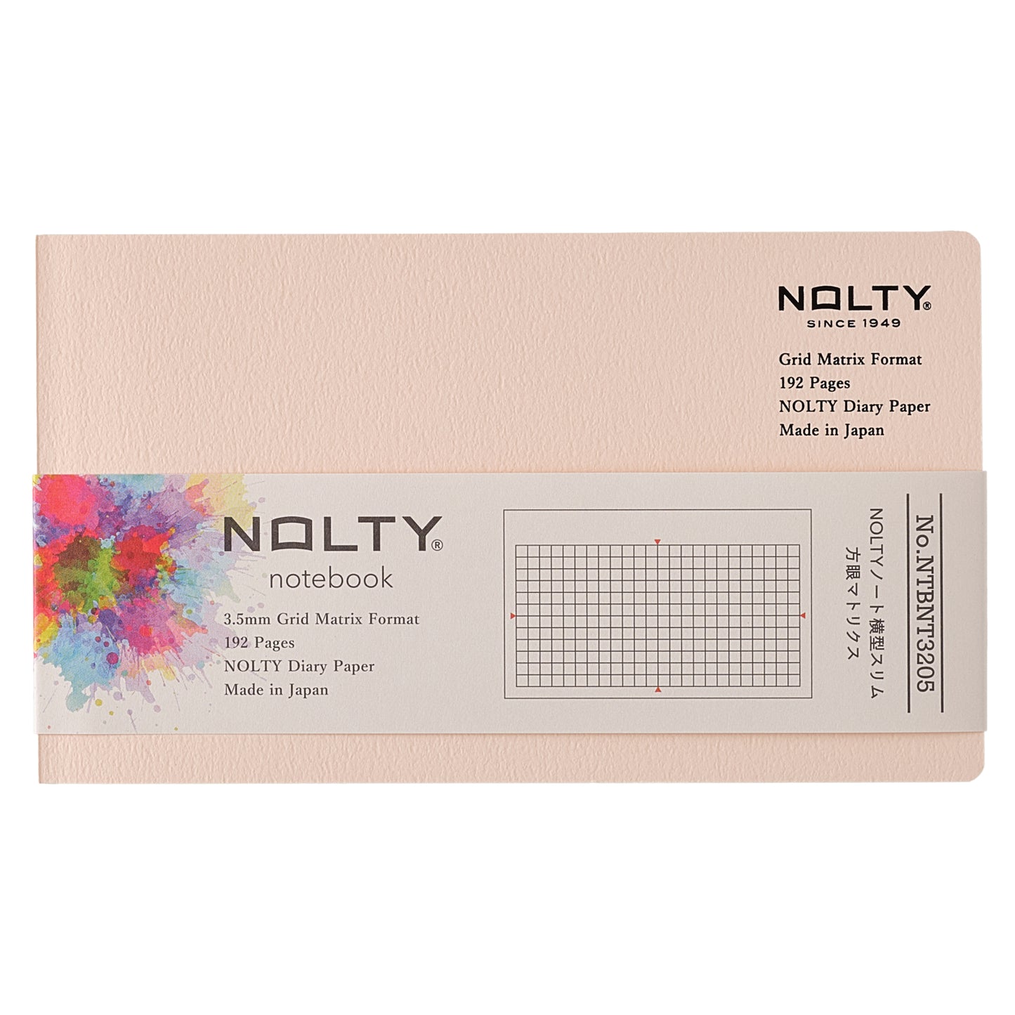 NOLTY Notebook Horizontal Slim Grid Matrix