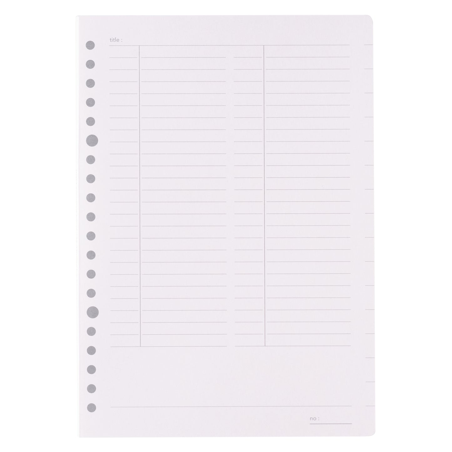 NOLTY Notebook kukuru A5 Life Log 100P