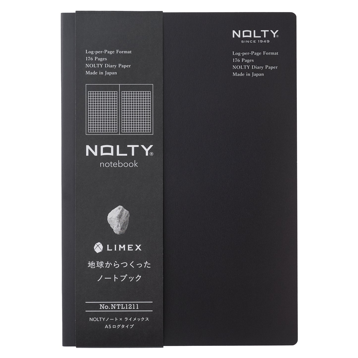 NOLTY Notebook × LIMEX A5 Log Type 176P