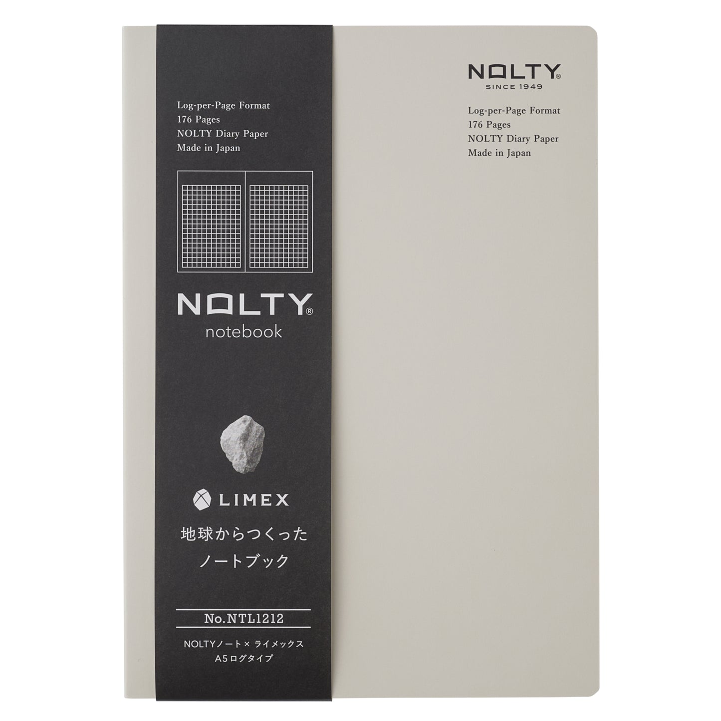 NOLTY Notebook × LIMEX A5 Log Type 176P