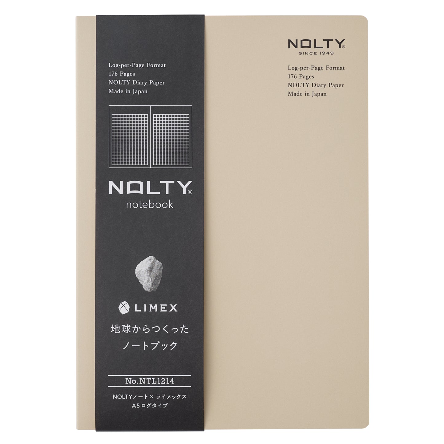 NOLTY Notebook × LIMEX A5 Log Type 176P