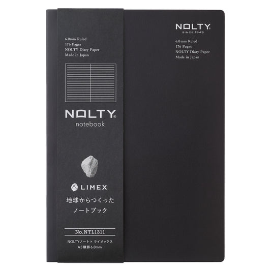 NOLTY Notebook × LIMEX A5 Ruled 6.0 mm 176P
