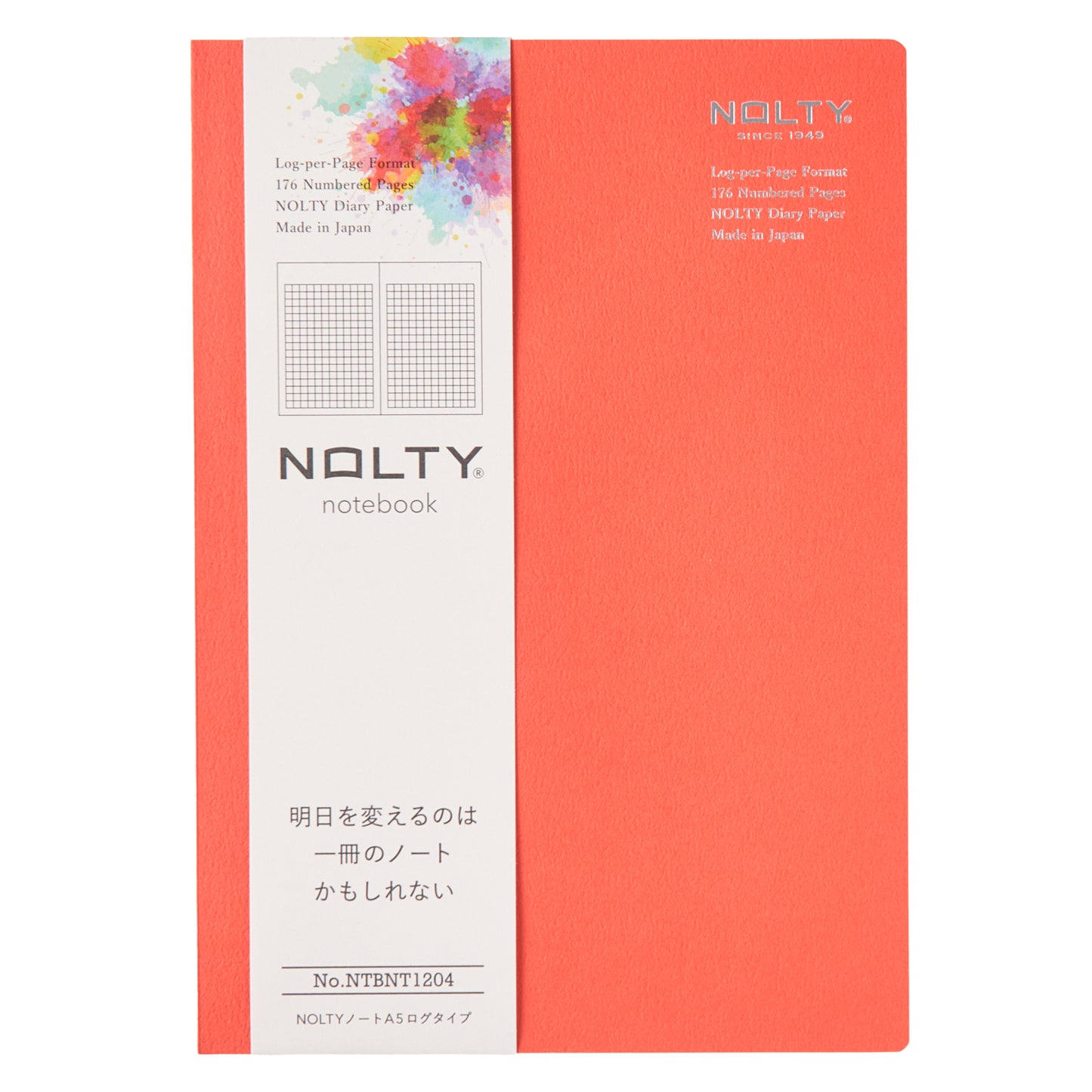 NOLTY Notebook A5 Log Type