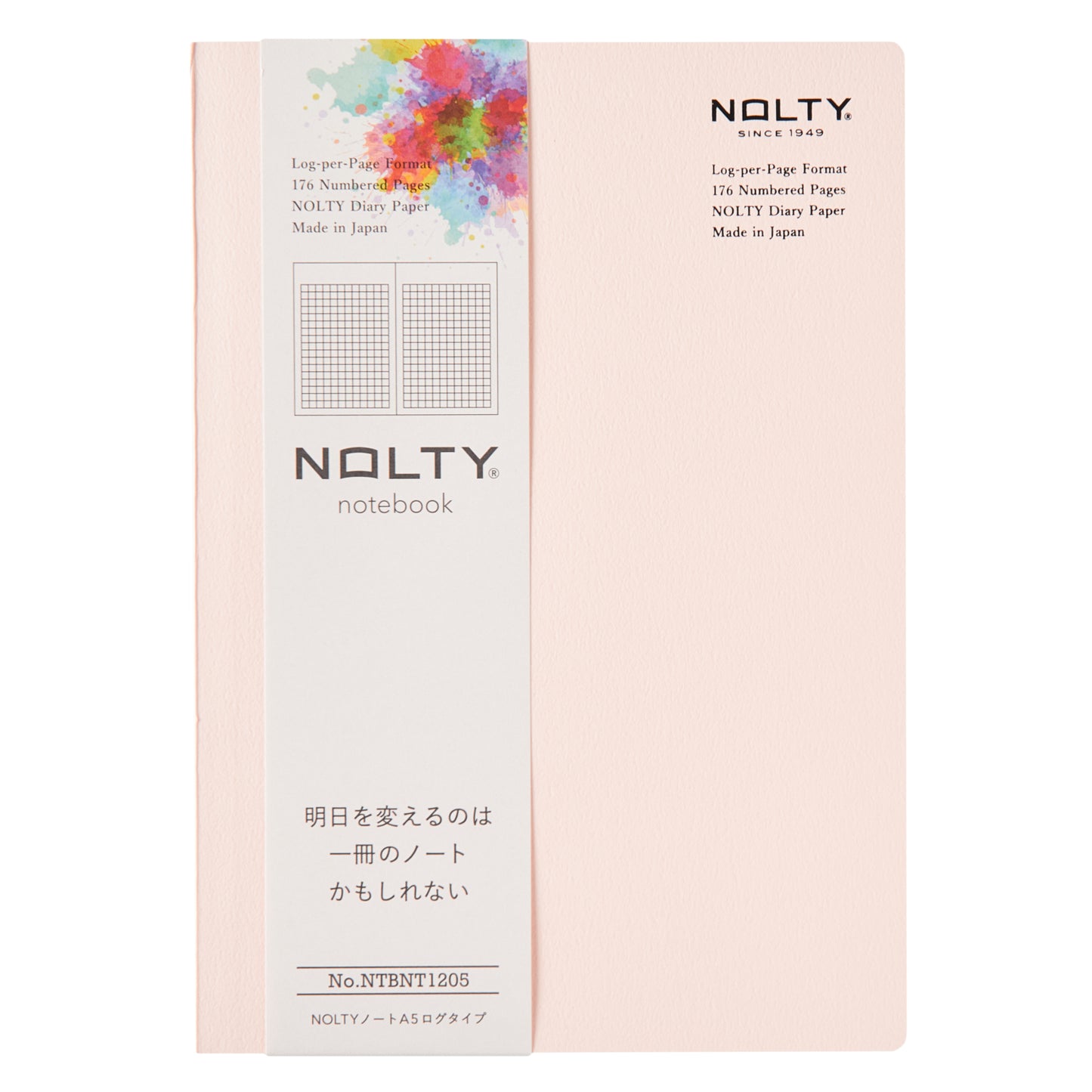NOLTY Notebook A5 Log Type