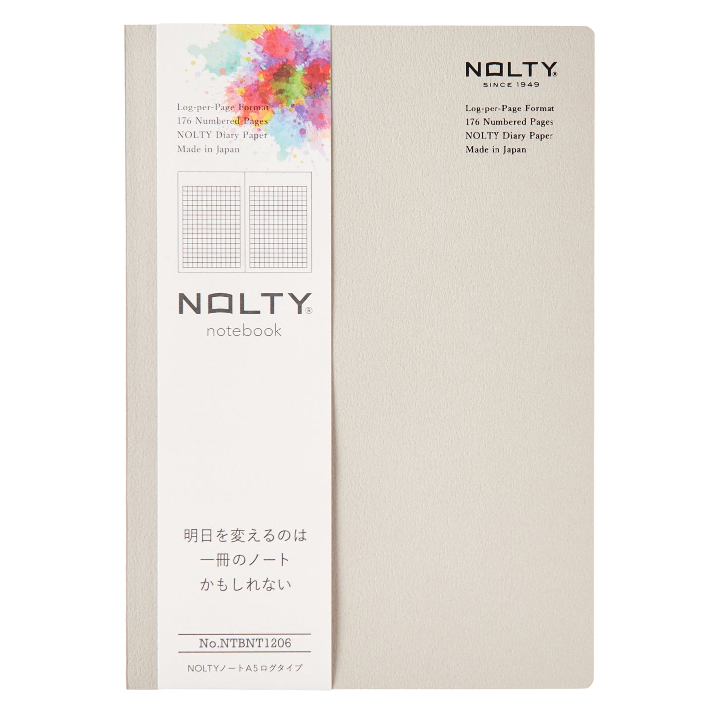 NOLTY Notebook A5 Log Type