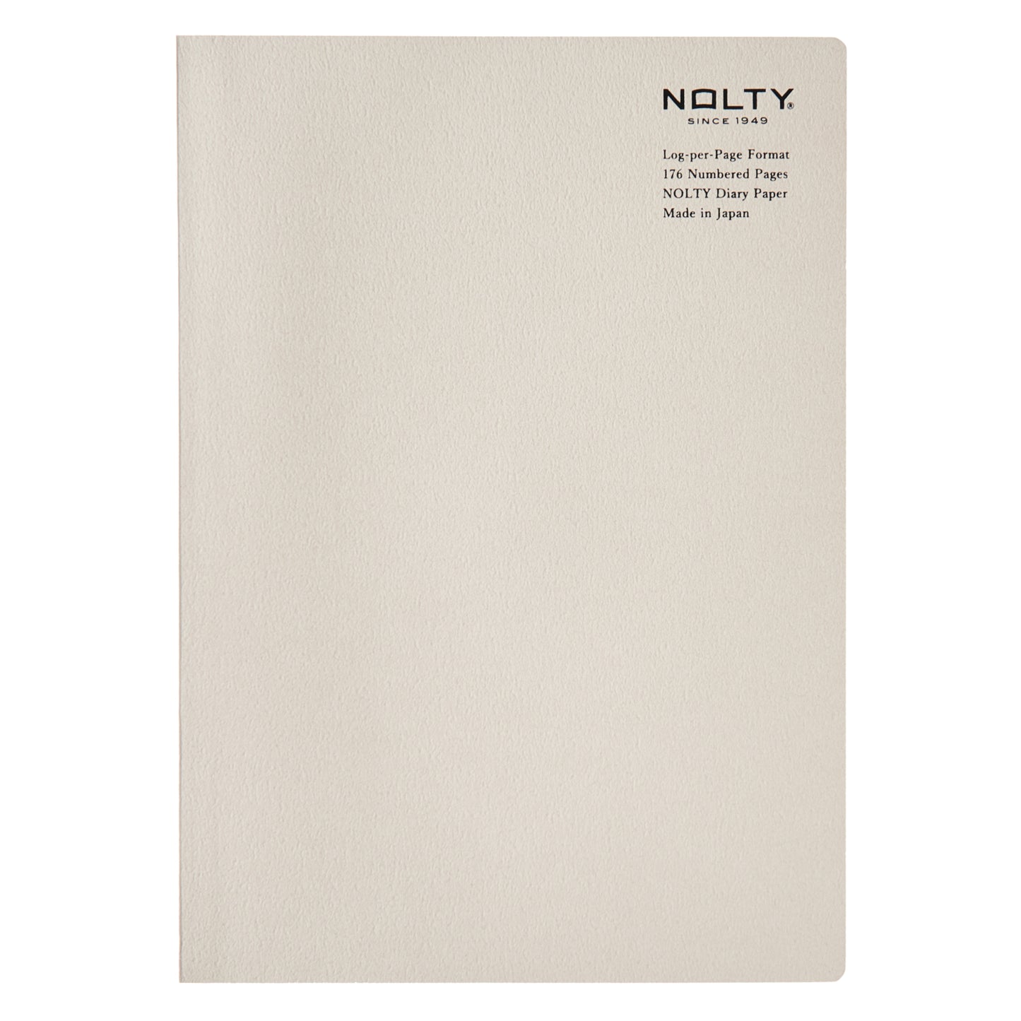 NOLTY Notebook A5 Log Type